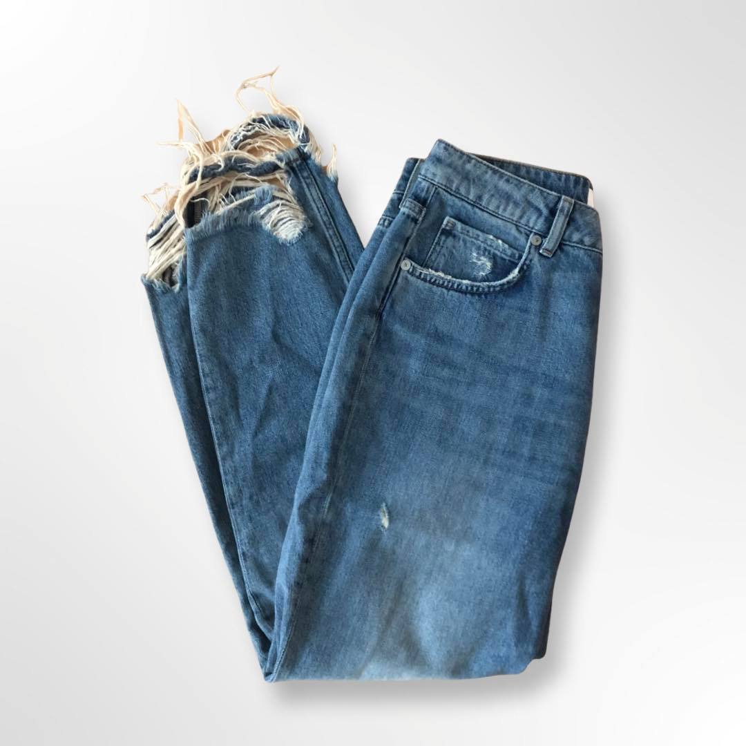 Vintage Jeans med slitage - Bukser -